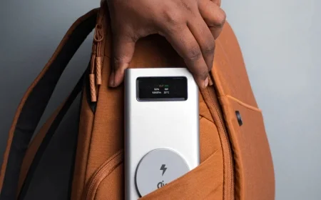 Genți cu încărcare wireless integrată 2026: viitorul portabil