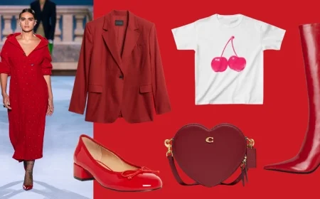 Roșu Cherry: Cum porți culoarea-obsesie a anului 2026