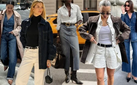 Ghid Denim 2026: De la Wide-Leg la Canadian Tuxedo